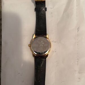 Disney Black and Gold Classic Watch